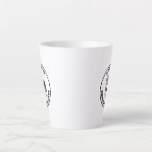 Simple Business Logo Modern Promotional Milchtasse (Vorderseite)