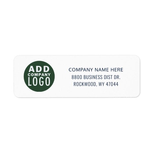Simple Business Logo Return Address (Vorne)