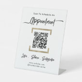 Simple Business Schedule Appointment Sockelschild (Vorderseite)