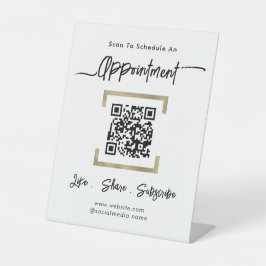 Simple Business Schedule Appointment Sockelschild