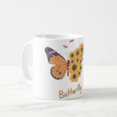 Simple Butterfly Nigeria Nature Coffee Tasse (Vorderseite Links)