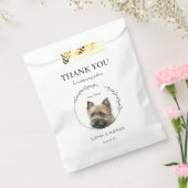 Simple Cairn Terrier Wedding Vielen Dank für Ihre Geschenktütchen (Versiegelt)