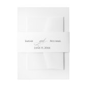 Simple Calligraphy Belly Band (Vorderseite Beispiel)