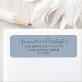 Simple Calligraphy Dusty Blue Wedding (Insitu)