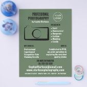 Simple Camera Icon, Photographer, Photography Hire Flyer (Einzeln)