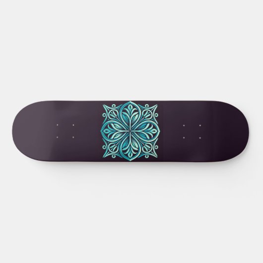 Simple Celtic Square Skateboard (Horizontal)