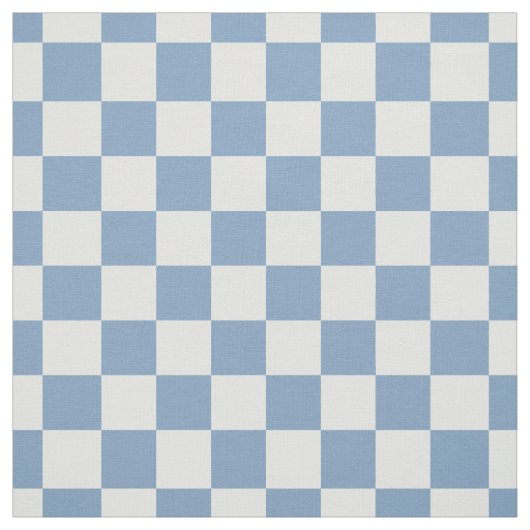 Simple Chambray Blue Gingham Check Quilting Stoff (Muster)