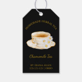 Simple Chamomile Tea Hang Tag Geschenkanhänger (Vorderseite)
