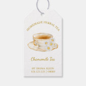 Simple Chamomile Tea Hang Tag Geschenkanhänger (Vorderseite)