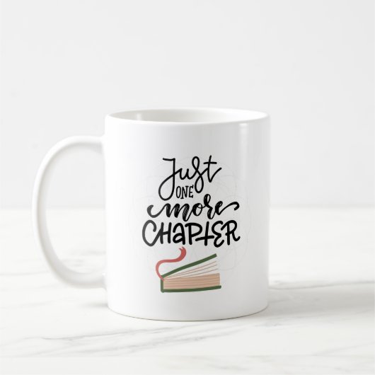 Simple Charming Just One More Chapter Cozy Kaffeetasse (Links)