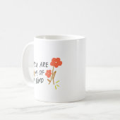 Simple Charming Playful Handwritten Cheerfull Sun Kaffeetasse (Vorderseite Links)