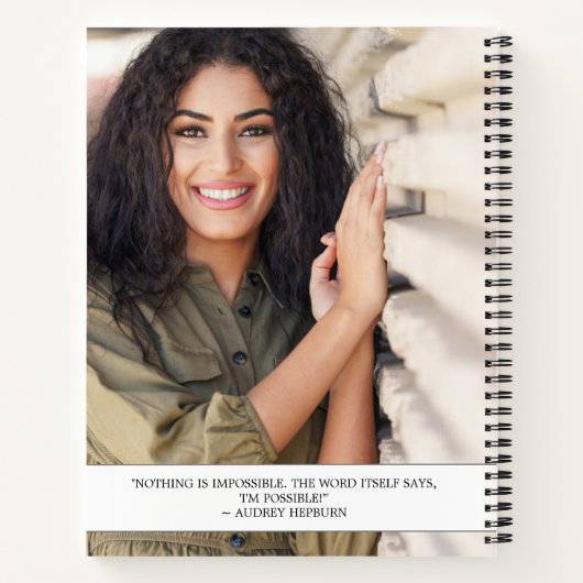 Simple Chic Abschluss Grad Party Gästebuch Notizblock (Rückseite)