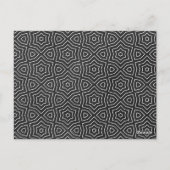 Simple Chic marokkanische Hochzeit Danke Postkarte (Rückseite)