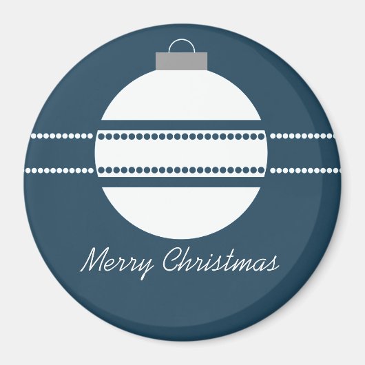 Simple Chic Ornament Weihnachtsmagnet Magnet (Vorne)