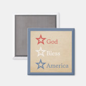 Simple Chic Stars Magnet (Vorderseite/Rückseite)