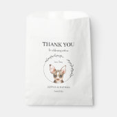 Simple Chihuahua Dog Wedding Danke, dass du die Ta Geschenktütchen (Vorderseite)