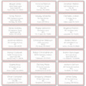 Simple Christmas Joy Holiday Guest Address Aufkleber (Vorderseite)