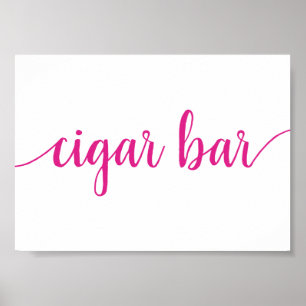 Simple Cigar Bar   Jedes Ereignis wird in Pink ang Poster