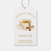 Simple Cinnamon Tea Hang Tag Geschenkanhänger (Vorderseite)