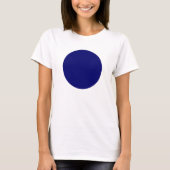 Simple Circle - Deep Navy Blue T-Shirt (Vorderseite)