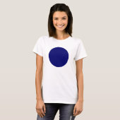 Simple Circle - Deep Navy Blue T-Shirt (Vorne ganz)