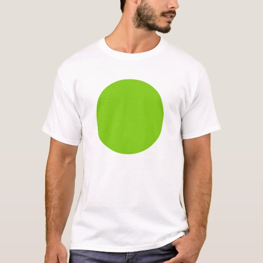 Simple Circle - Martian Green T-Shirt (Vorderseite)
