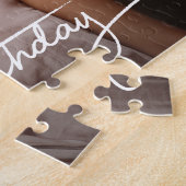 Simple Classic Happy Birthday Foto Puzzle (Seite)