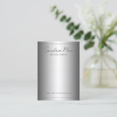Simple Classy Minimalist Jewelry Display Card Visitenkarte (Stehend Vorderseite)