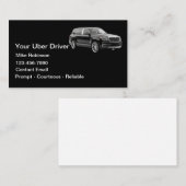 Simple Classy Uber Driver Ride Hailing Visitenkarte (Vorne/Hinten)