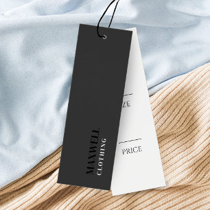 Simple Clothing Hang Tags