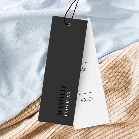 Simple Clothing Hang Tags