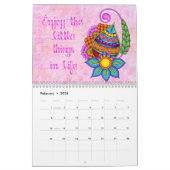 Simple Colorful Modern Motivation Kalender (Feb 2026)