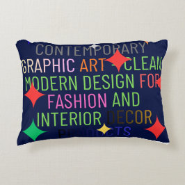 Simple Contemporary Graphic Dekokissen