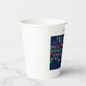 Simple Contemporary Graphic Pappbecher (Rechts)