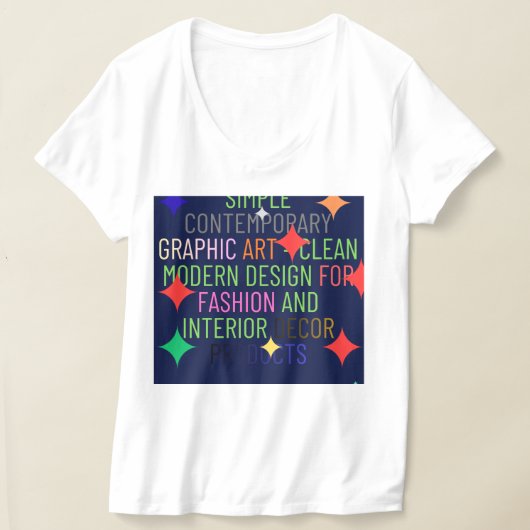 Simple Contemporary Graphic T-Shirt (Ablage )