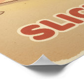 Simple cool colorful trendy modern minimalist  poster (Ecke)