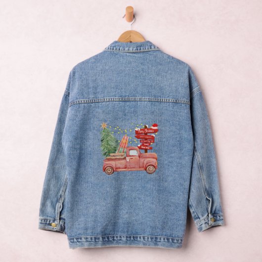 Simple cool stylish denim jacket for christmas jeansjacke (Hangar)