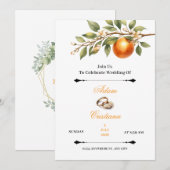 Simple Couple Wedding Invitation Einladung (Vorne/Hinten)