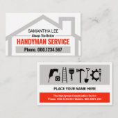 Simple Creative Grey Rooftop Building Placard  Visitenkarte (Vorne/Hinten)