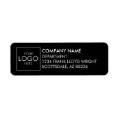 Simple Custom Business Company Logo Return Address (Vorne)