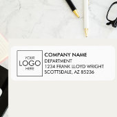 Simple Custom Business Company Logo Return Address