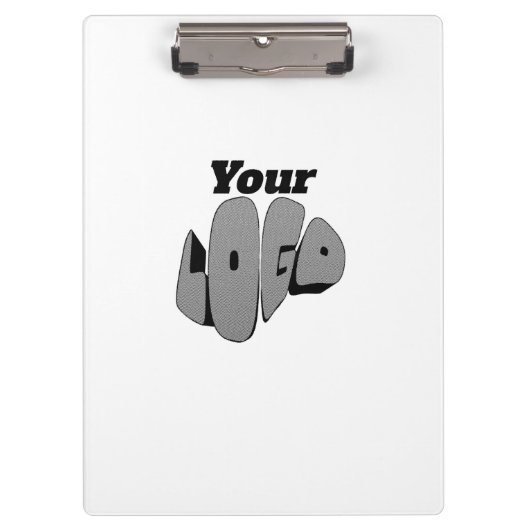 Simple Custom Business logo template Klemmbrett (Vorderseite)