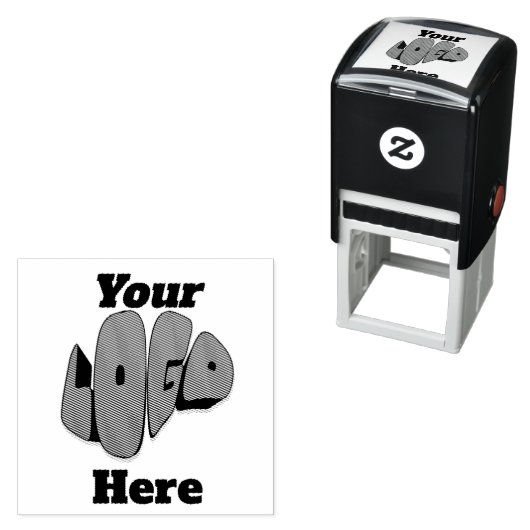 Simple Custom Business logo template Permastempel (Beispiel)