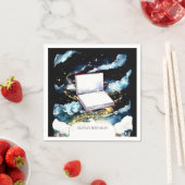 Simple Custom Library Storybook Birthday Serviette (Beispiel)