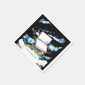 Simple Custom Library Storybook Birthday Serviette (Ecke)