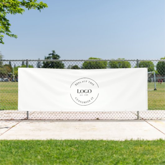 Simple Custom Logo backdrop Company branding Banner (InSitu)