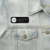 Simple Custom Logo Employee Magnetic Safety Pin Namensschild (Beispiel)