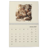 Simple Custom Modern Design Photo Kalender (Jan 2027)