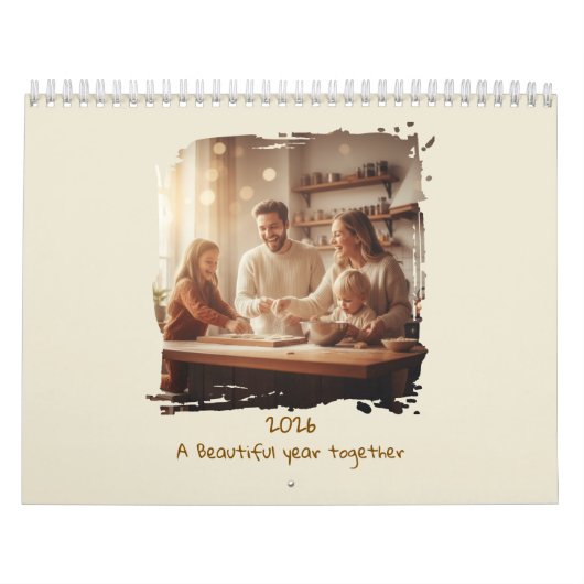 Simple Custom Modern Design Photo Kalender (Titelbild)
