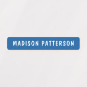 Simple Custom Modern Personalized Name Clothing Etiketten (Design 1)